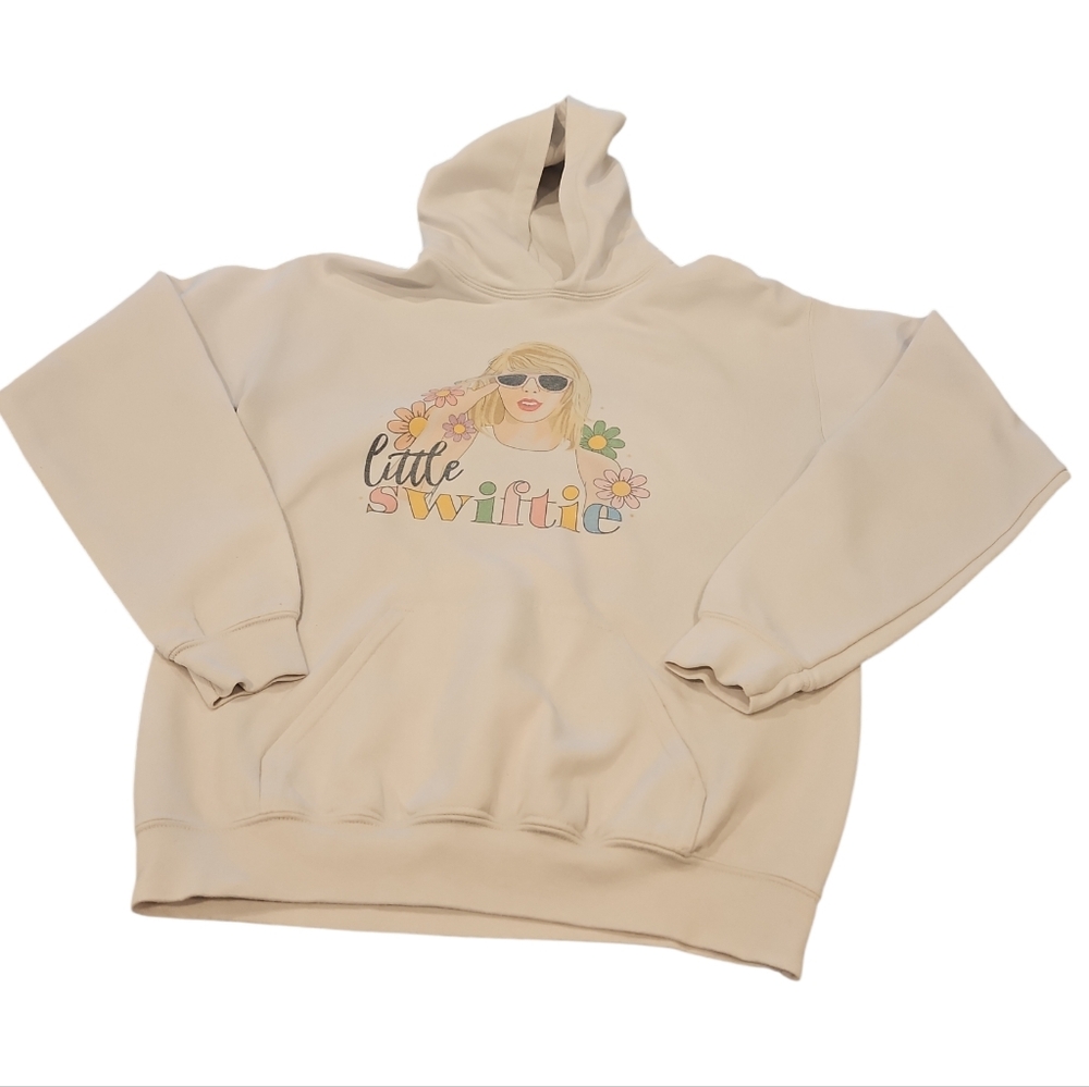 Kids Cream Hoodie - Little Swiftie